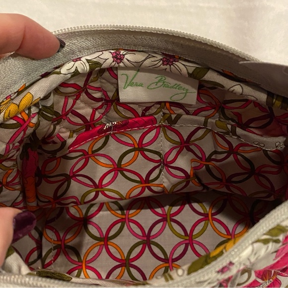 Vera Bradley Hobo Shoulder Purse Bag Tea Garden Floral Pattern Print Retired EUC - Picture 5 of 7